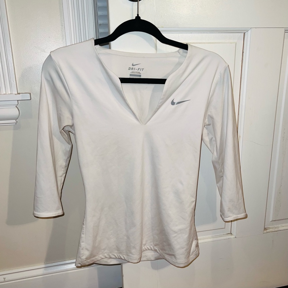 White Nike Dry Fit Top
